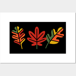 Colorful Autumn Leaves Posters and Art